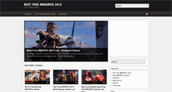 Desktop Screenshot of bestfreemmorpg2013.com